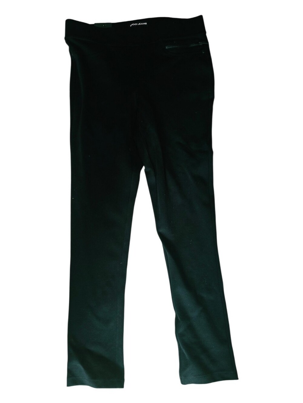 New W/tags DKNY Jeans Blacks' Black Stretch Pants Size Medium